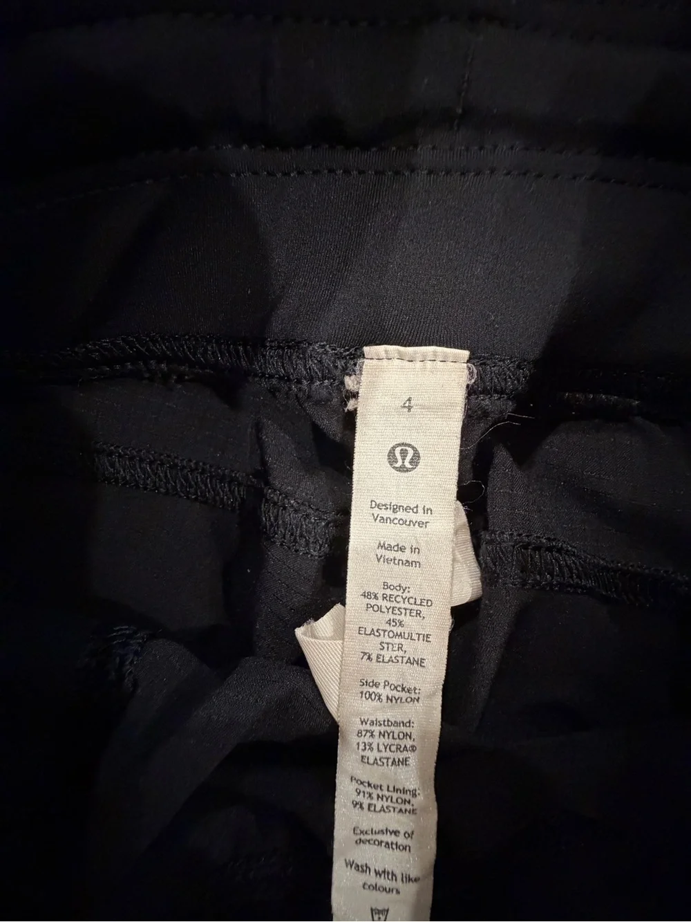 lululemon athletica Black Athletic Shorts